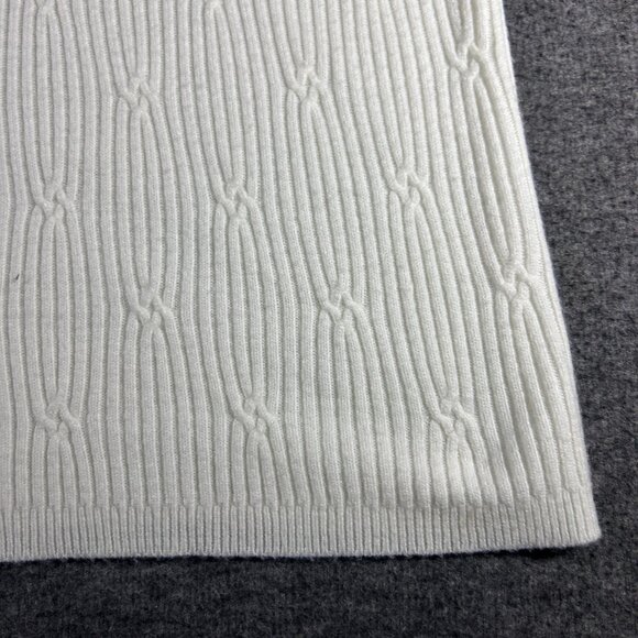 BonWorth Cream Short Sleeve Turtleneck Sweater Women's Med Petite Cashmere Like - Picture 9 of 12